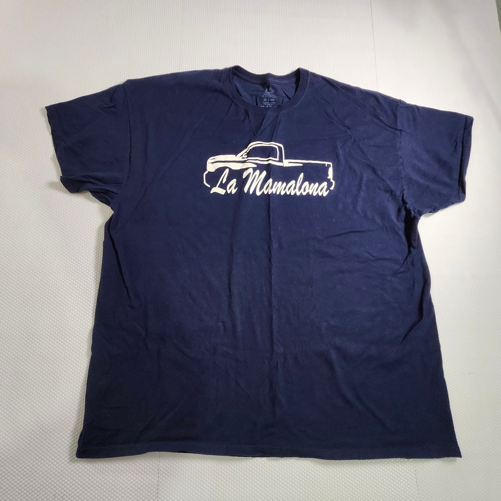 Fruit of the Loom Navy T‑Shirt with White Truck Graphic